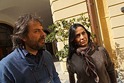 Gitarrenvirtuose Antonio Andrade und die Flamenco-Virtuosin Ursula Moreno stellten Mi Carmen Flamenca Mitte April schon einmal der Presse vor (©Foto. Martin Schmitz)